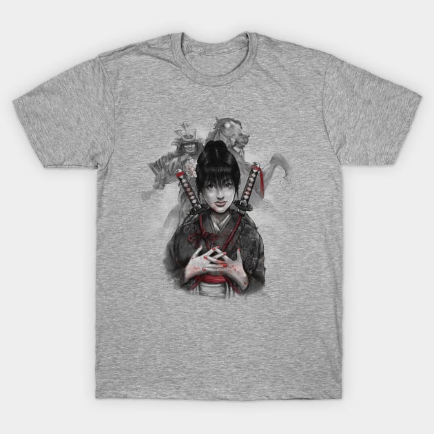 Samurai Masashige Pupil T-Shirt by BrunoMota